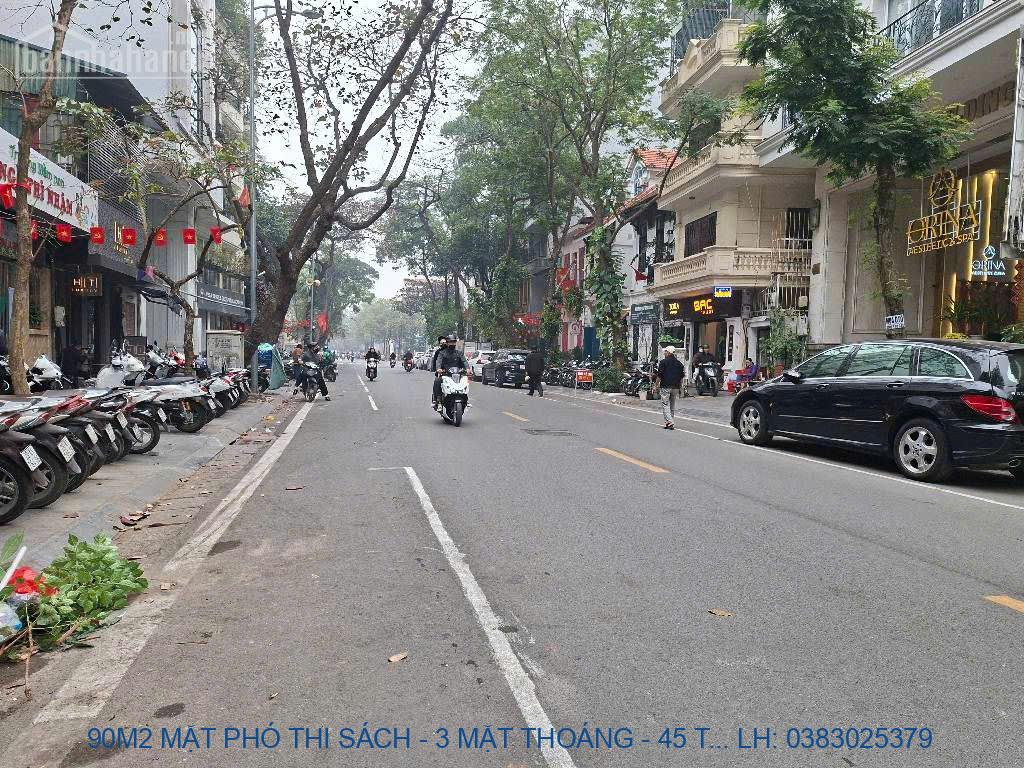 90M2 MẶT PHÓ THI SÁCH - 3 MẶT THOÁNG - 45 TỶ CÓ THƯƠNG LƯỢNG VỚI CH 90M2 MẶT PHÓ THI SÁCH - 3 MẶT THOÁNG - 45 TỶ CÓ THƯƠNG LƯỢNG VỚI CH