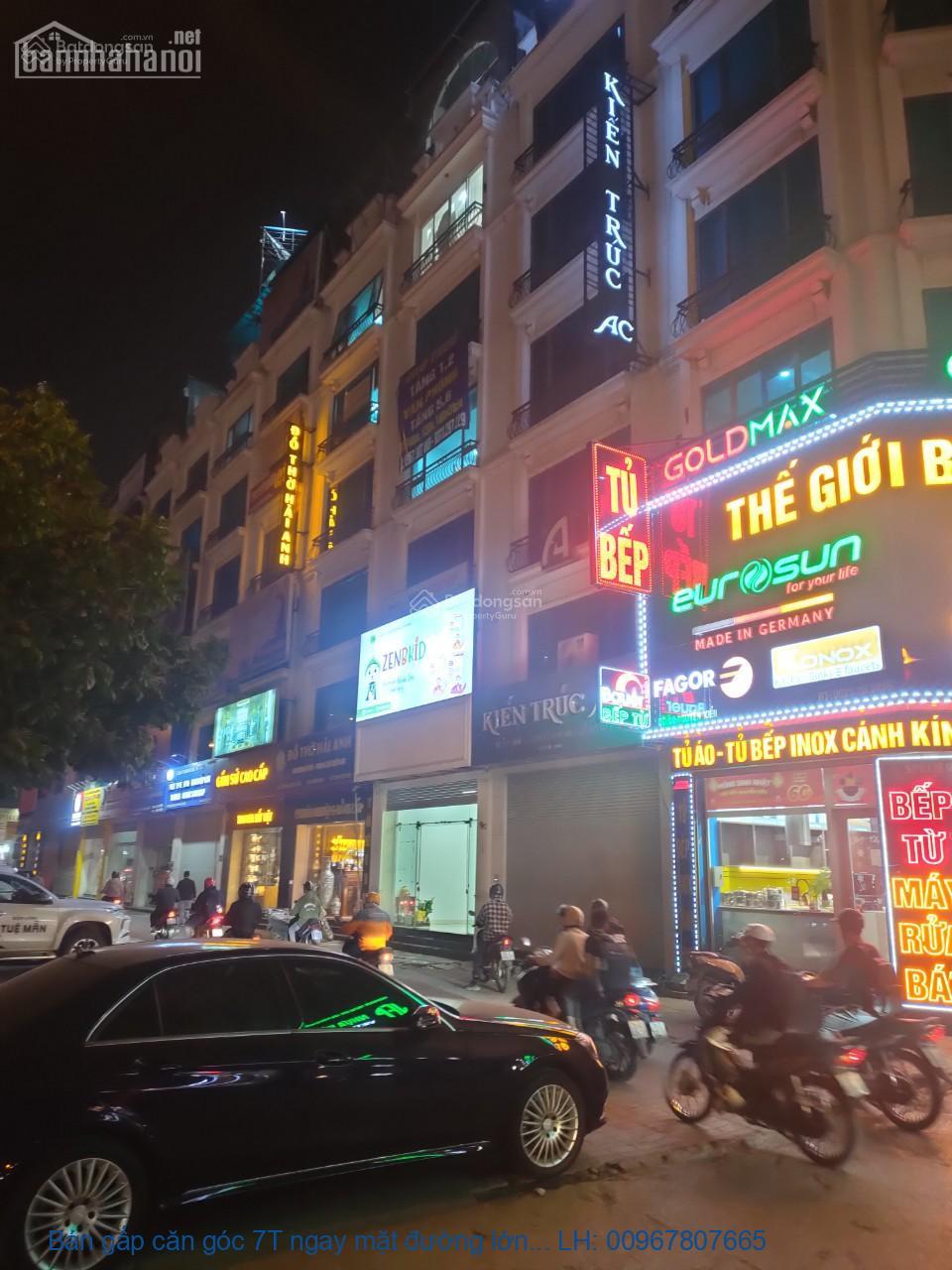 Bán gấp căn góc 7T ngay mặt đường lớn Nguyễn Xiển