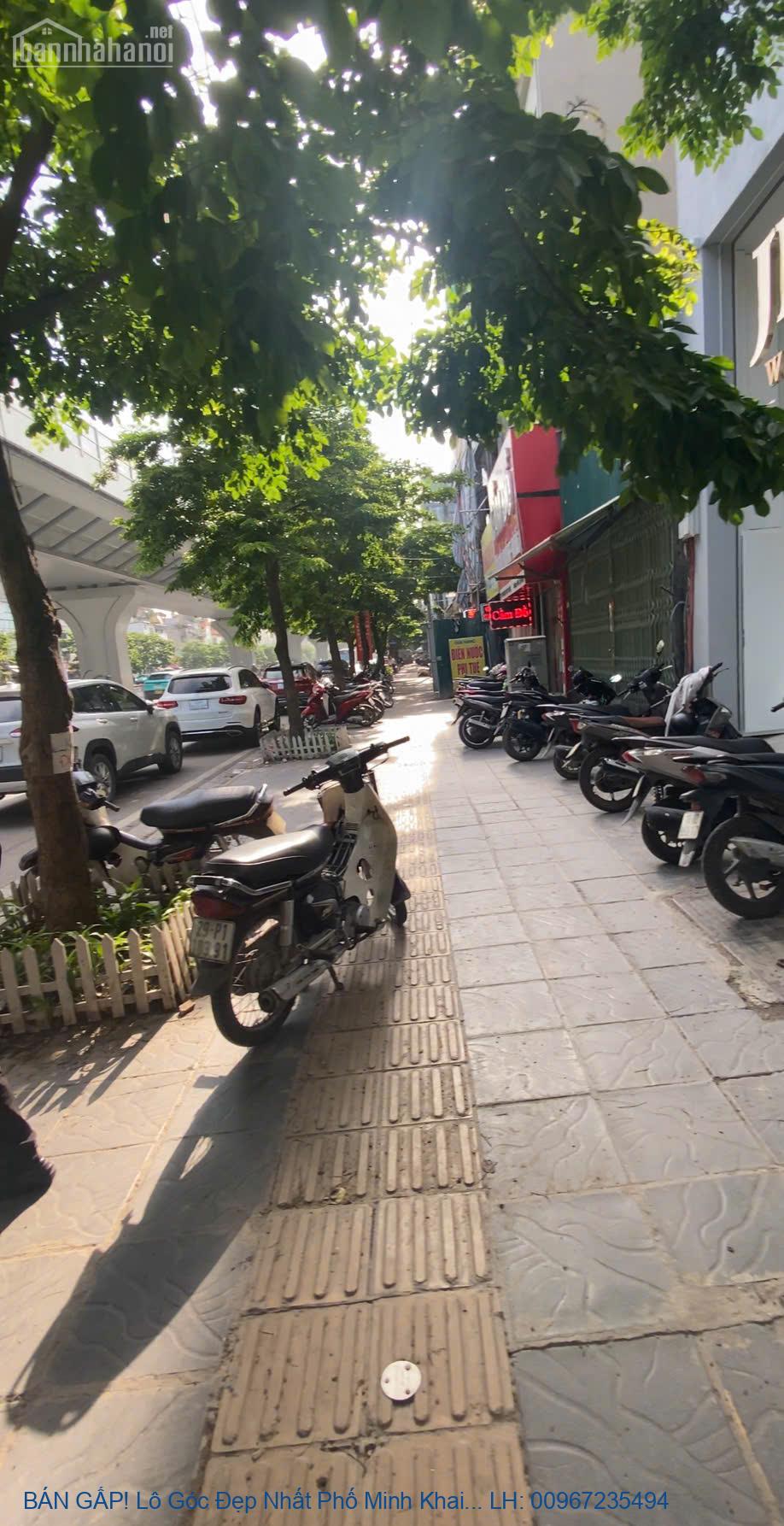 BÁN GẤP! Lô Góc Đẹp Nhất Phố Minh Khai, 110m² MT 4.8m, Chỉ 52 Tỷ. BÁN GẤP! Lô Góc Đẹp Nhất Phố Minh Khai, 110m² MT 4.8m, Chỉ 52 Tỷ.