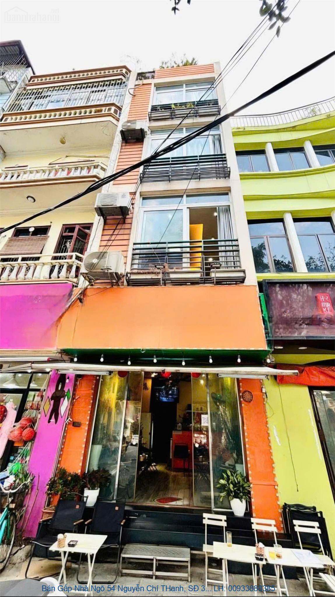 Bán Gấp Nhà Ngõ 54 Nguyễn Chí THanh, SĐ 33m2, Xây 4 Tầng, MT 4m,