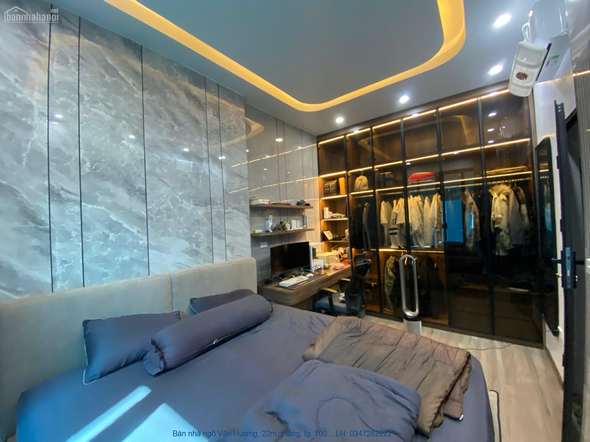 Bán nhà ngõ Văn Hương, 22m 5 tầng, lg, 100m ra ô tô, an sinh đỉnh, 5.2