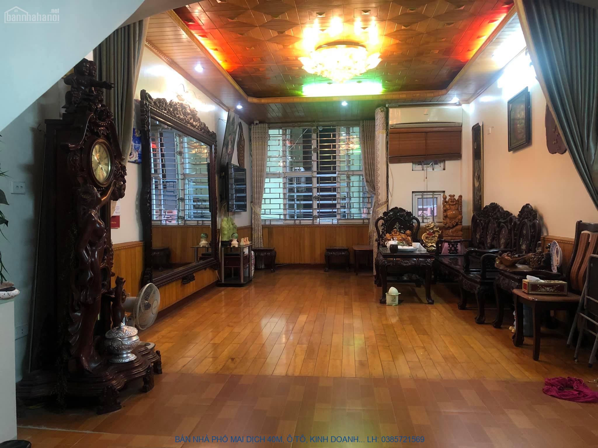 BÁN NHÀ PHỐ MAI DỊCH 40M, Ô TÔ, KINH DOANH, NỘI THẤT ĐẸP, ANH SINH Đ