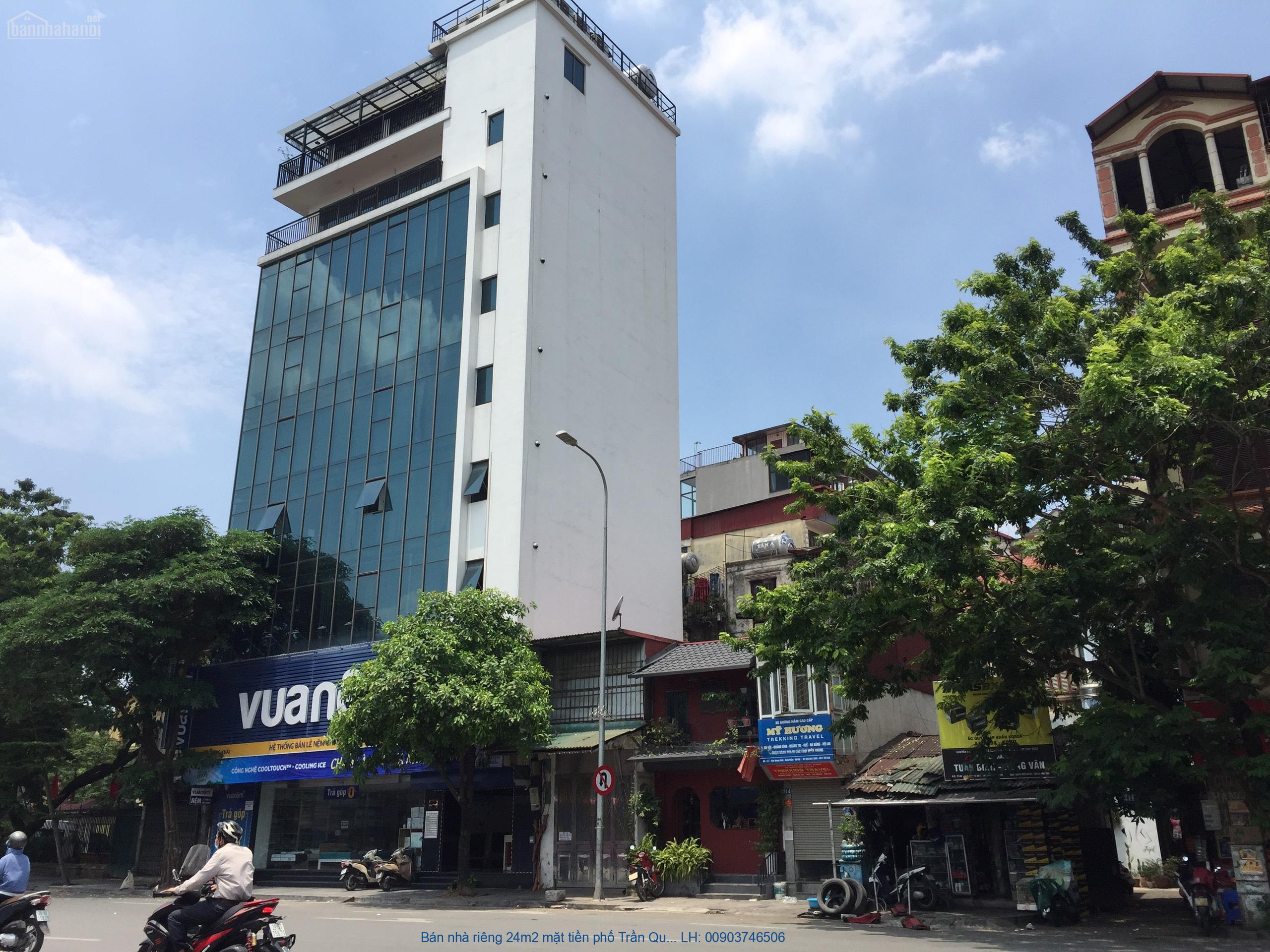 Bán nhà riêng 24m2 mặt tiền phố Trần Quang Khải Hà Nội