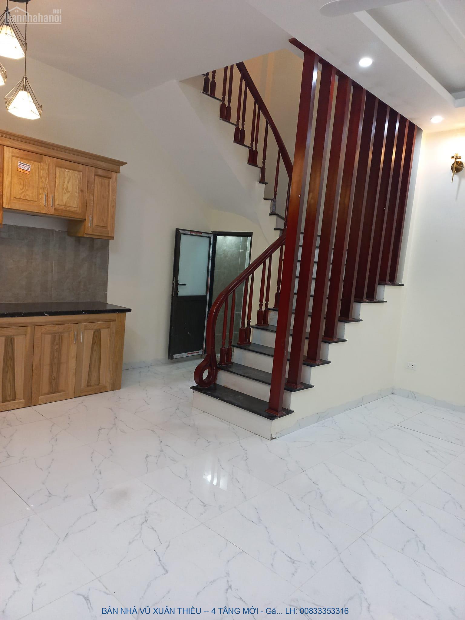 BÁN NHÀ VŨ XUÂN THIỀU -- 4 TẦNG MỚI - GẦN KHU ẨM THỰC SÀI ĐỒNG -