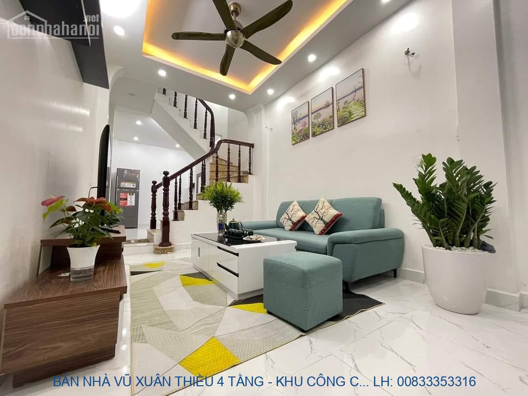 BÁN NHÀ VŨ XUÂN THIỀU 4 TẦNG - KHU CÔNG CHỨC SÀI ĐỒNG - AN SINH ĐỈ