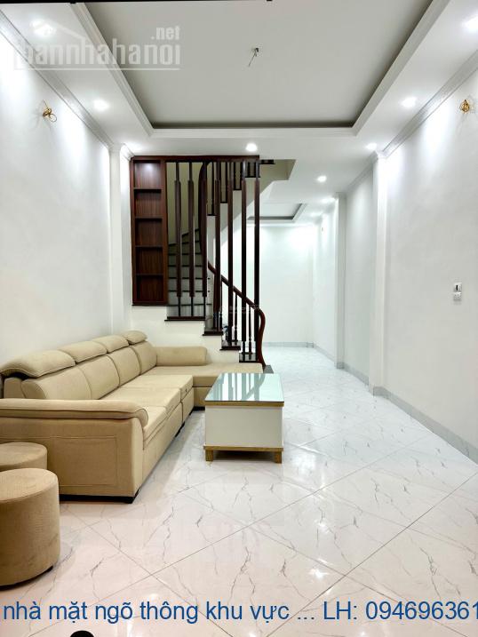 Cần bán gấp nhà mặt ngõ thông khu vực Vĩnh Hưng , DT 30 m2 , 5 tầng.