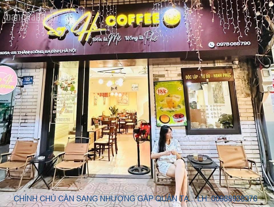 CHÍNH CHỦ CẦN SANG NHƯỢNG GẤP QUÁN TẠI BA ĐÌNH TRONG THÁNG