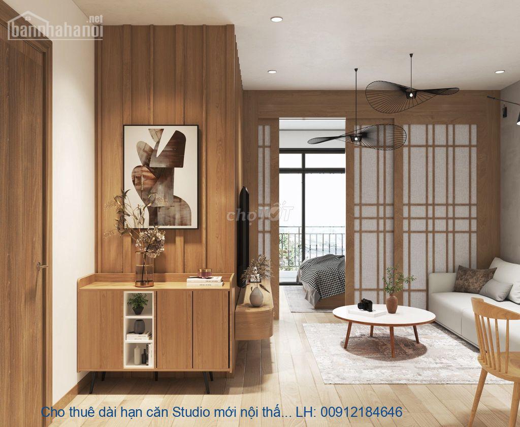 Cho thuê dài hạn căn Studio mới nội thất cao cấp tại phố Chùa Lán