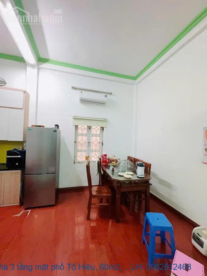 Hiếm nhà 3 tầng mặt phố Tô Hiệu, 60m2, mặt tiền rộng 3.5m, vị tr