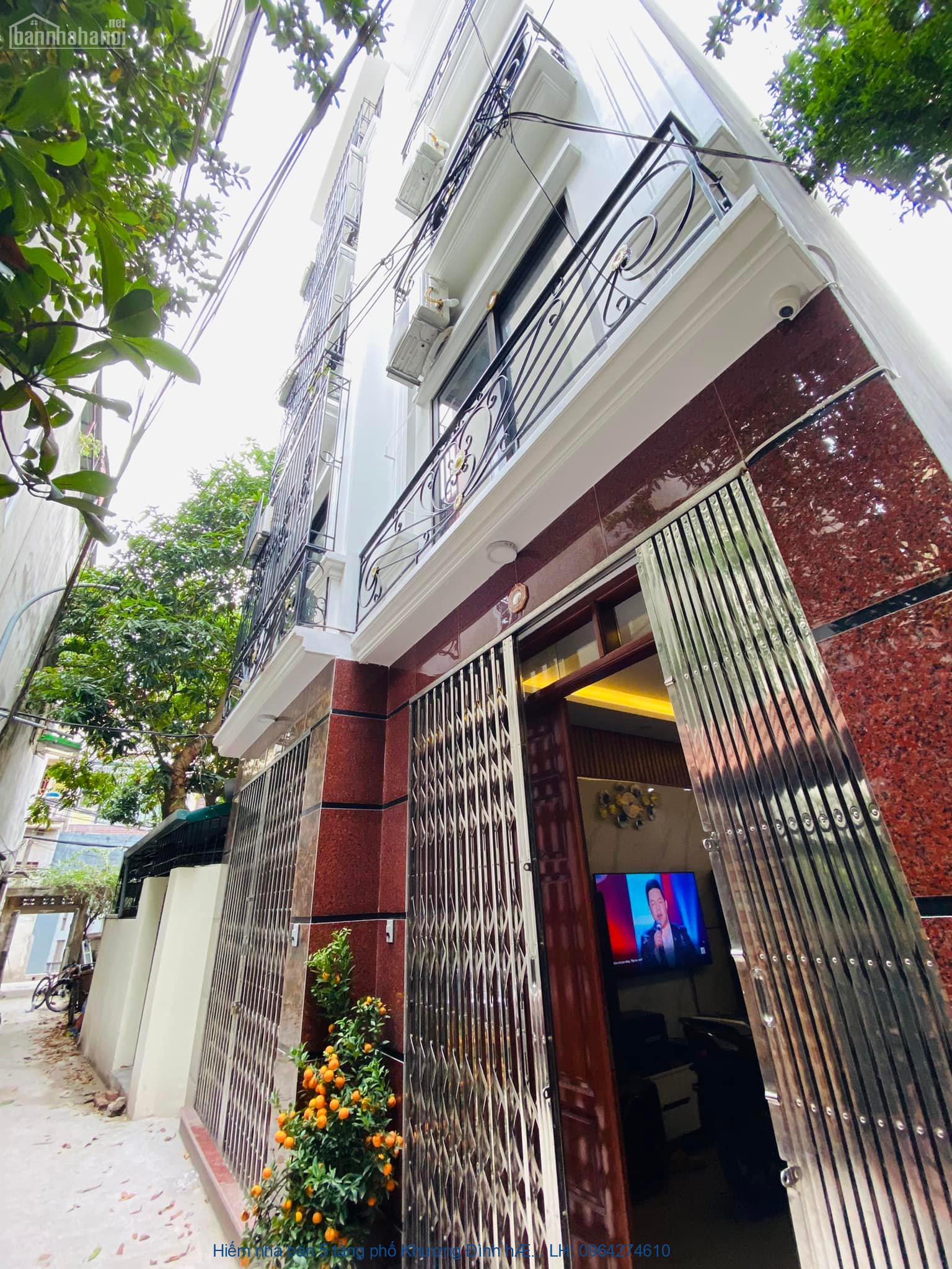 Hiếm nhà bán 5 tầng phố Khương Đình hơn 4 tỷ, lô góc