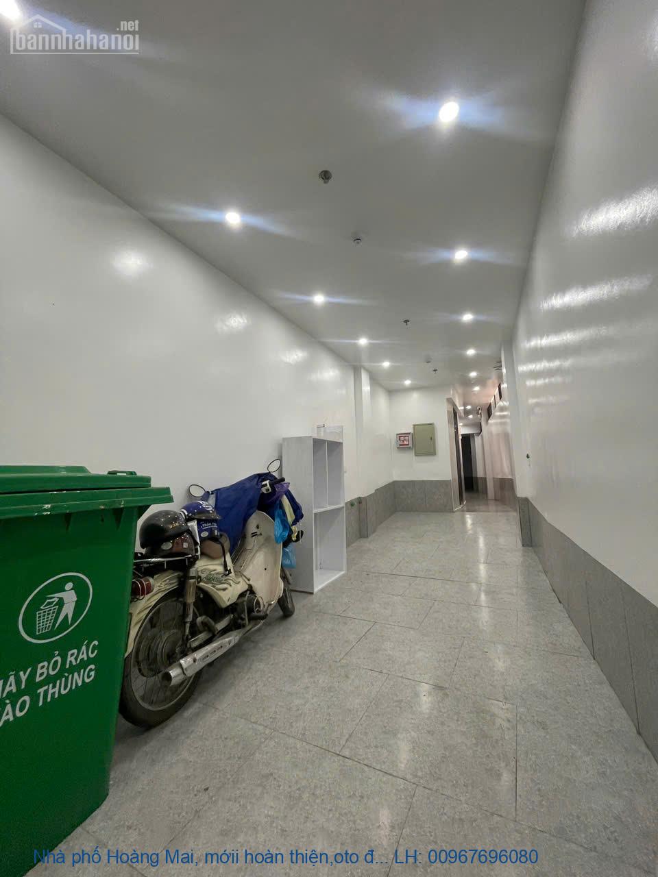 Nhà phố Hoàng Mai, mớii hoàn thiện,oto đỗ cửa  77m x 6 tầng, thang