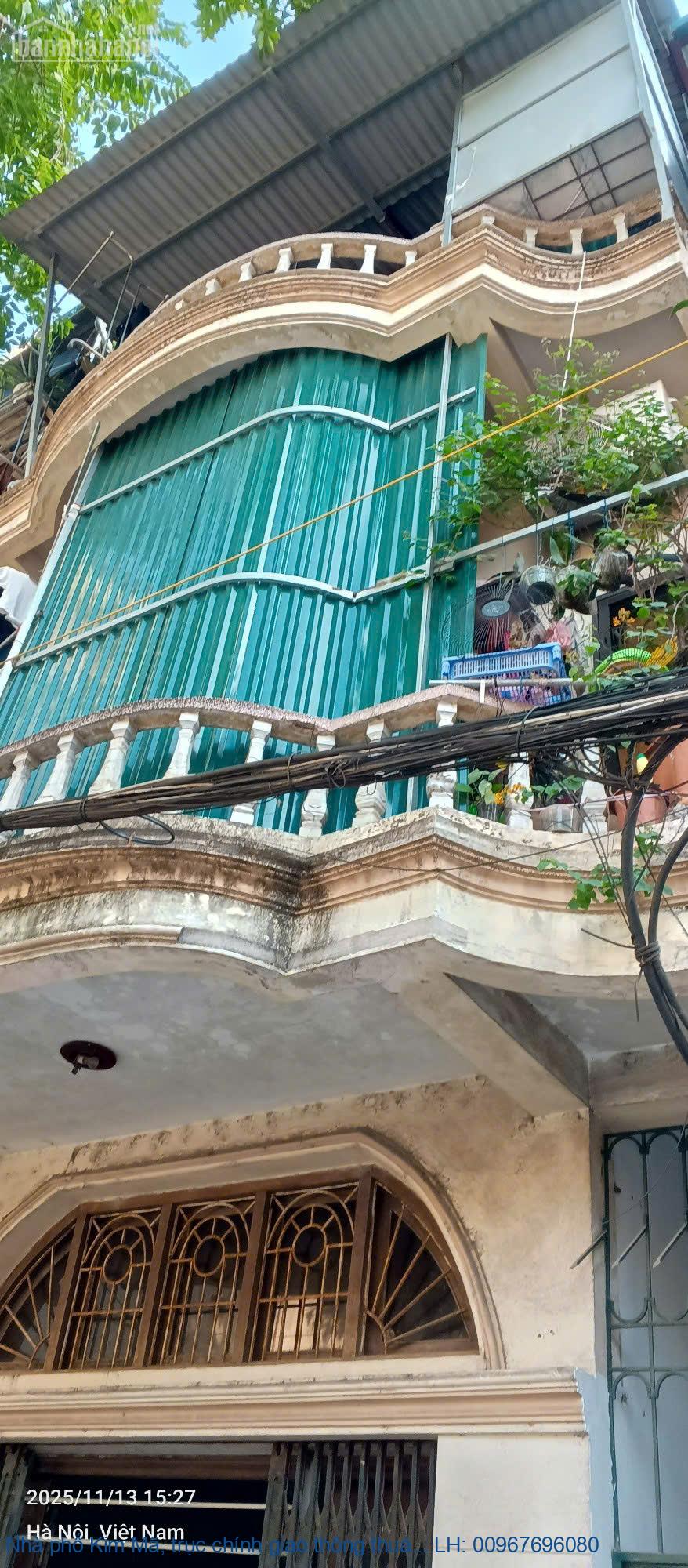 Nhà phố Kim Mã, trục chính giao thông thuận lợi, nhà 4 tầng , diện