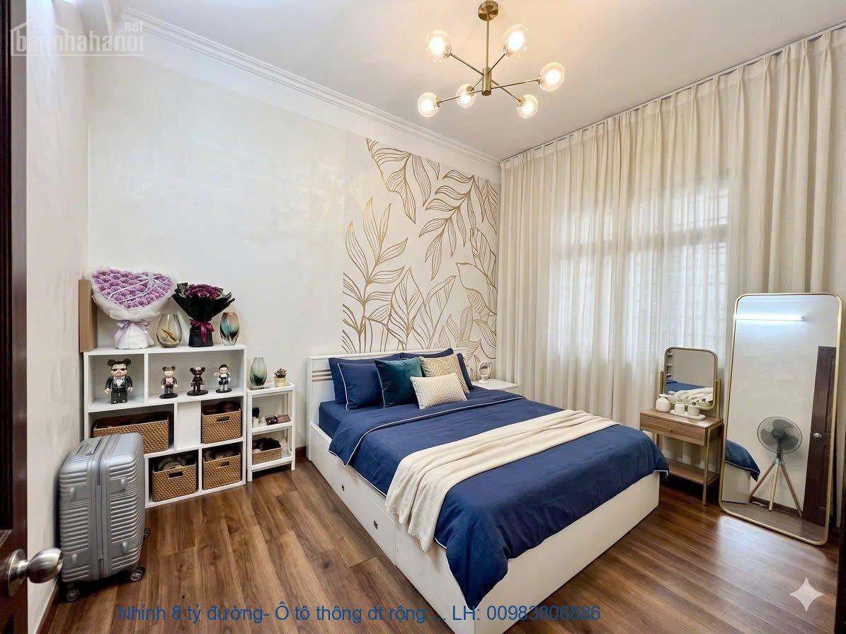 Nhỉnh 8 tỷ đường- Ô tô thông dt rộng  50m2 x 4 tầng, mặt tiền 5m 