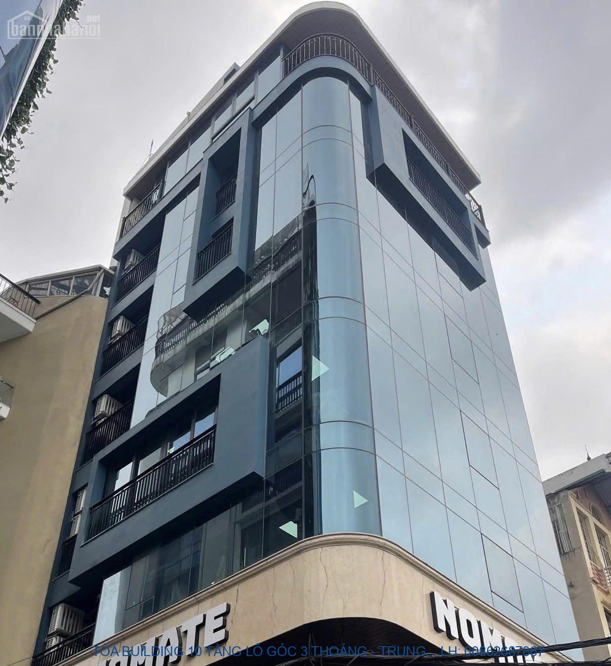 TÒA BUILDING 10 TẦNG LÔ GÓC 3 THOÁNG - TRUNG TÂM ĐỐNG ĐA VIEW HỒ
