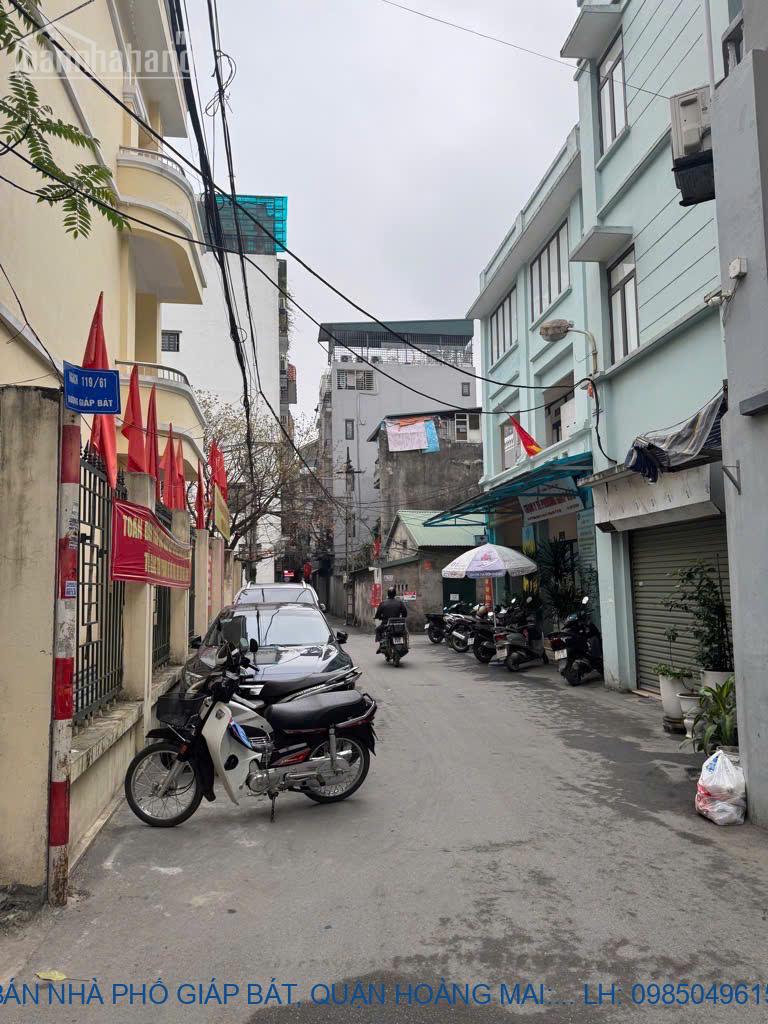 ✅ BÁN NHÀ PHỐ GIÁP BÁT, QUẬN HOÀNG MAI: 40M*4 TẦNG, GIÁ: 8.98TỶ